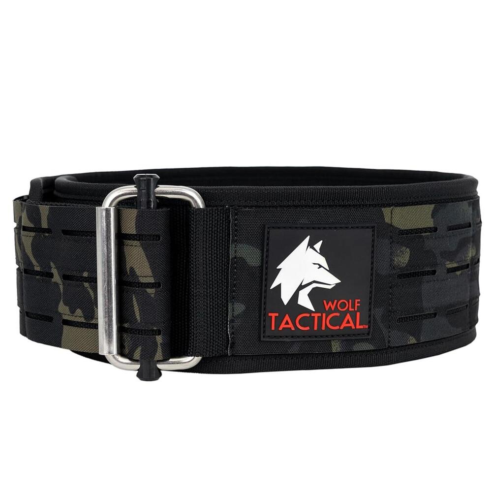 NWT WOLF TACTICAL Weight Lifting Belt Powerlifting Deadlifts Squalts Workout, L
